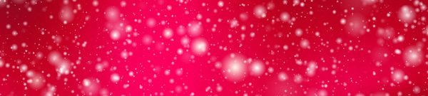 weiße Schneeflocken auf rotem Hintergrund, weihnachtlich