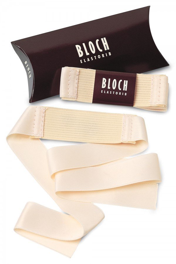 Bloch A0525 Satin-Bänder mit Stretcheinsatz für Spitzenschuhe rosé