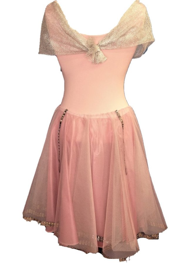 BostyBo romantisches Ballettkleid Gr. 36 rosa/silber