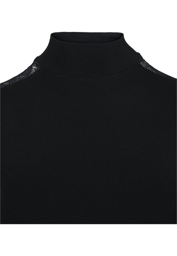 AUSLAUF Urban Classics Langarm-Shirt mit Spitze schwarz